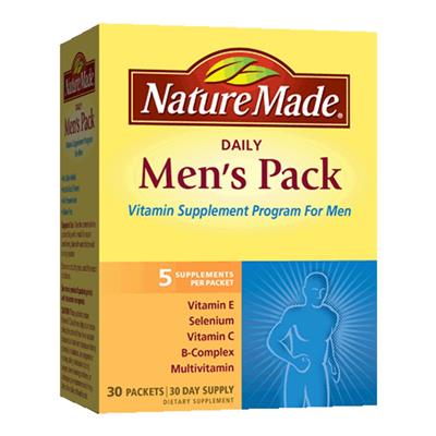 ネイチャーメイド 男性用サプリメントパック(Men's Pack)