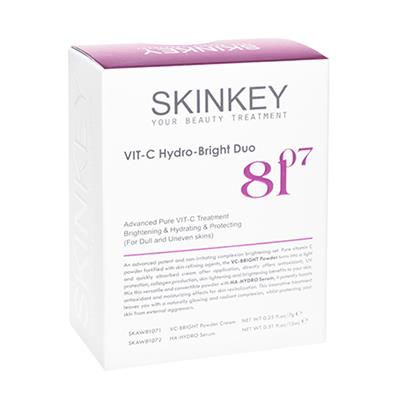 VIT-Cハイドロブライトデュオ(VC-ブライトパウダークリーム7g+HA-ハイドロセラム15ml)(Skinkey)